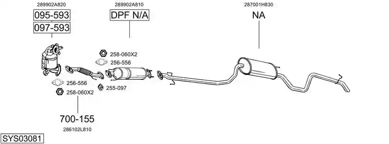 BOSAL SYS03081