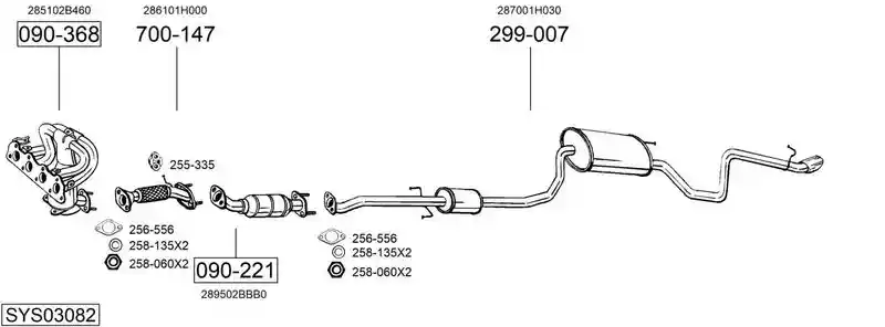 BOSAL SYS03082