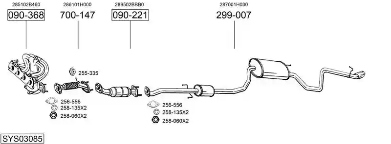 BOSAL SYS03085