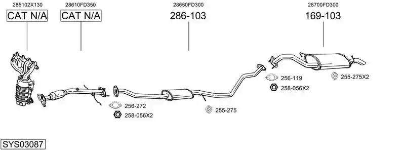 BOSAL SYS03087