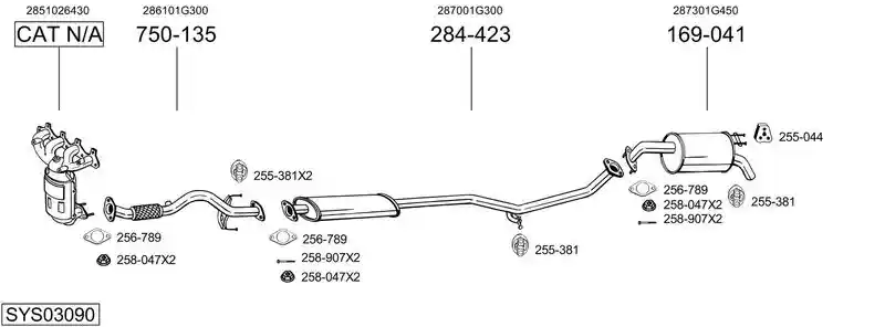 BOSAL SYS03090