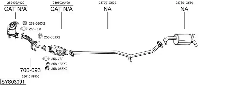 BOSAL SYS03091
