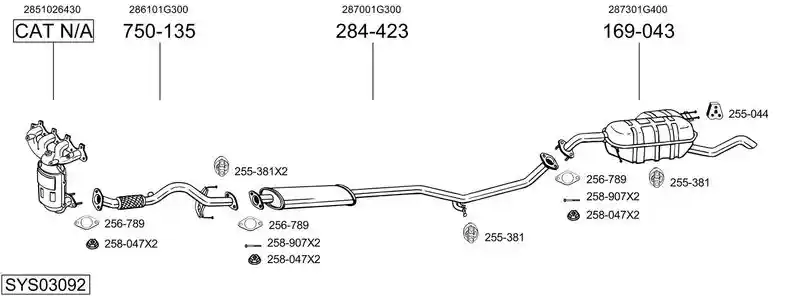 BOSAL SYS03092