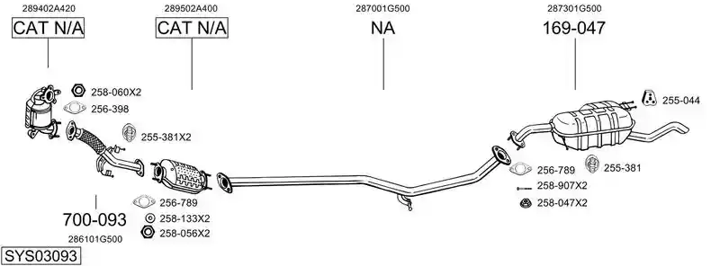 BOSAL SYS03093