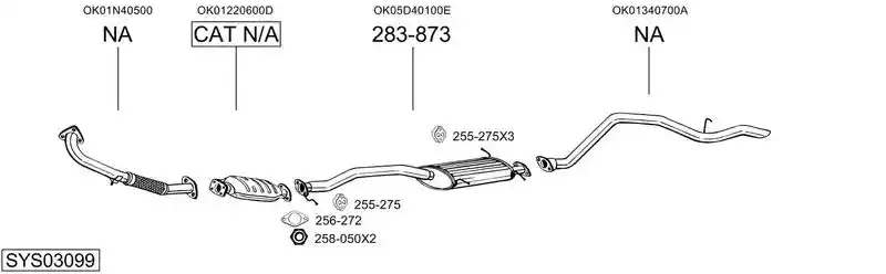 BOSAL SYS03099