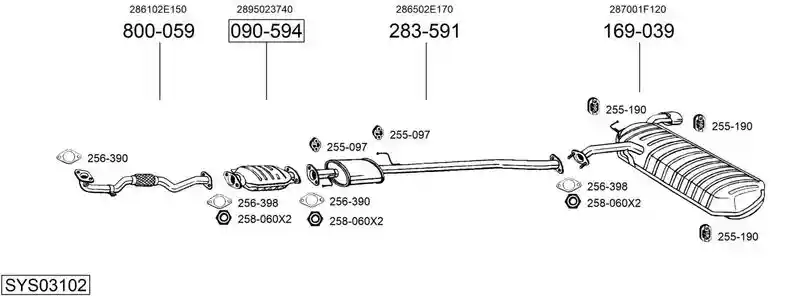 BOSAL SYS03102