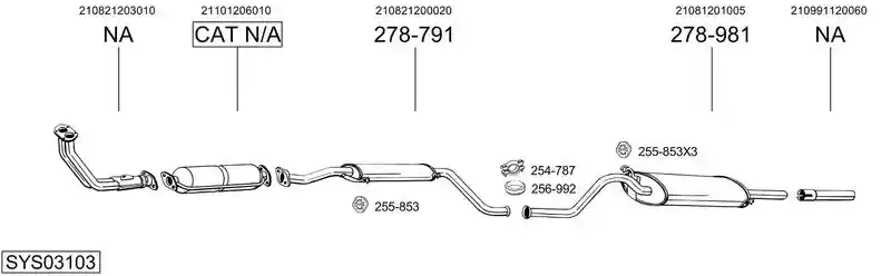 BOSAL SYS03103