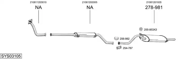 BOSAL SYS03105