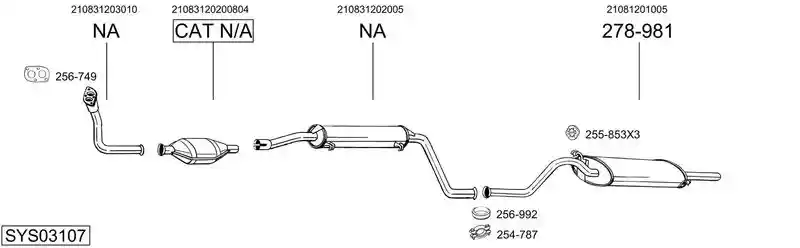 BOSAL SYS03107