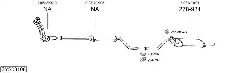 BOSAL SYS03108