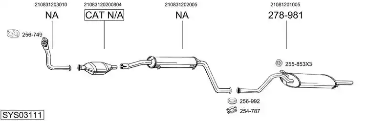 BOSAL SYS03111