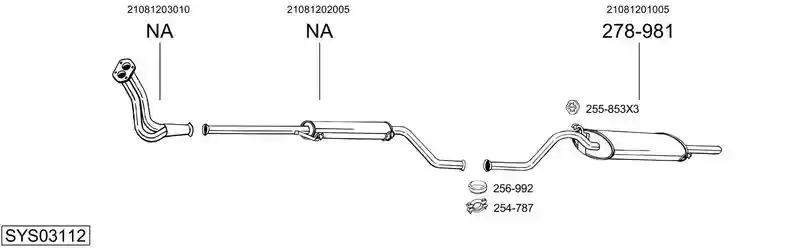 BOSAL SYS03112