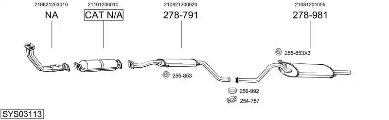 BOSAL SYS03113
