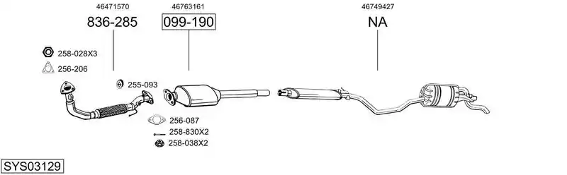 BOSAL SYS03129