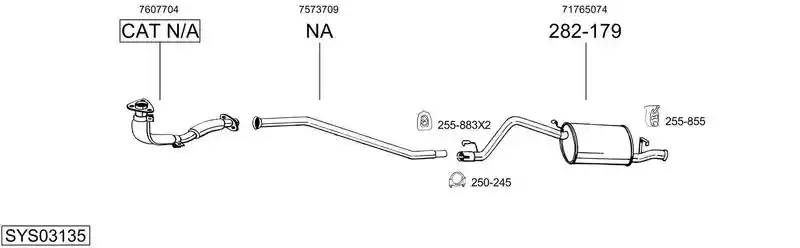 BOSAL SYS03135