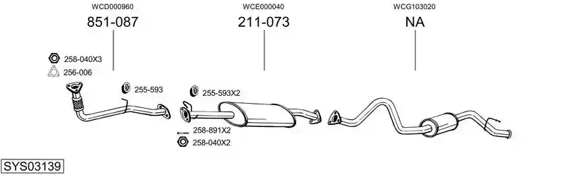 BOSAL SYS03139