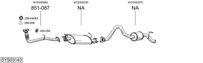 BOSAL SYS03143