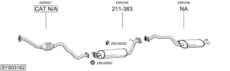 BOSAL SYS03162