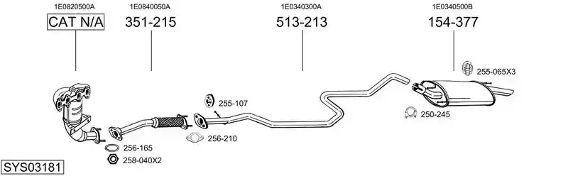 BOSAL SYS03181