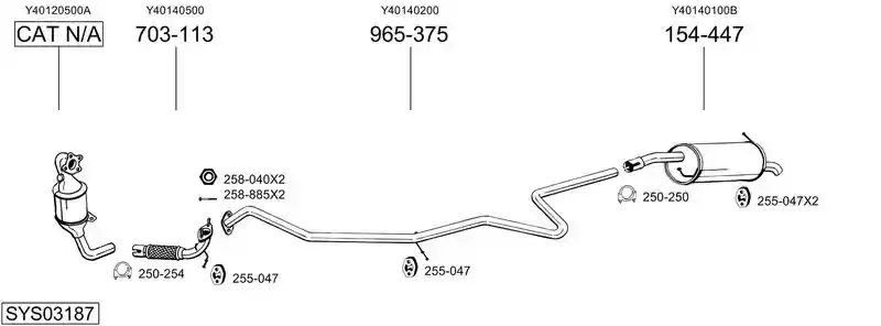 BOSAL SYS03187