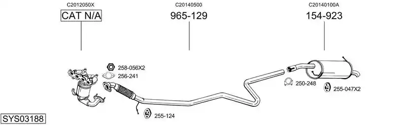 BOSAL SYS03188