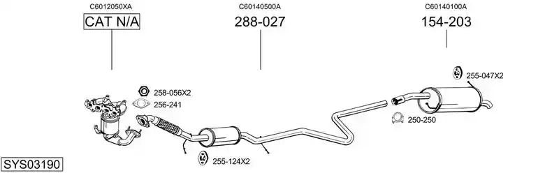 BOSAL SYS03190