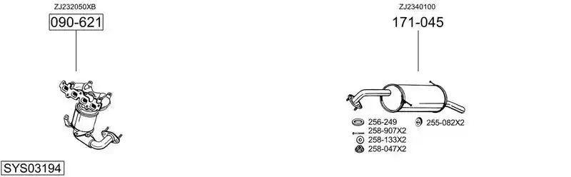 BOSAL SYS03194