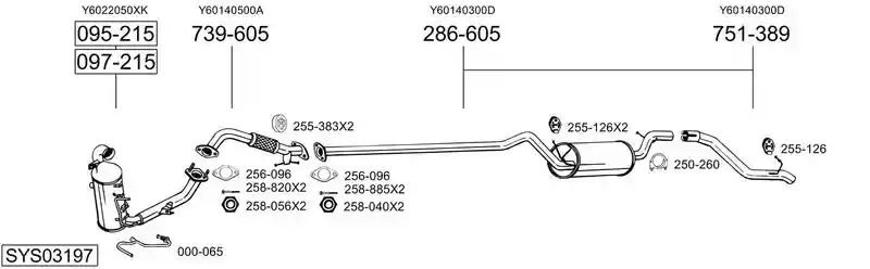 BOSAL SYS03197