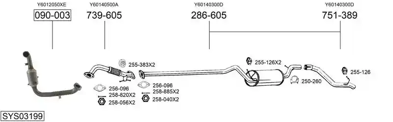 BOSAL SYS03199