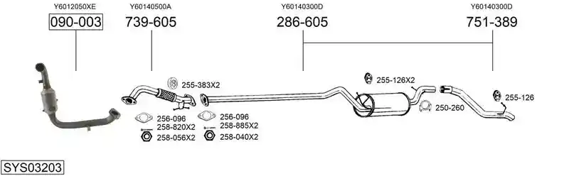 BOSAL SYS03203