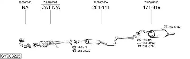 BOSAL SYS03225 BOSAL SYS03225