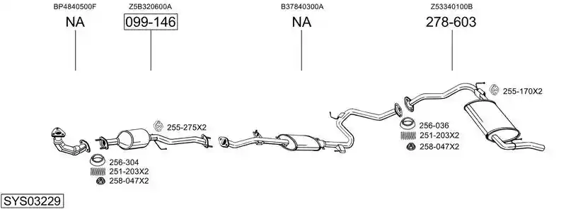 BOSAL SYS03229