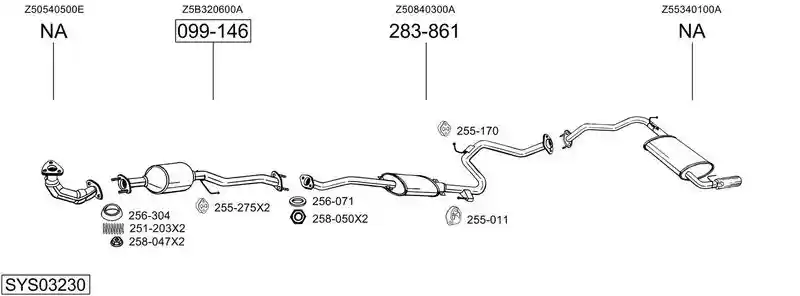 BOSAL SYS03230