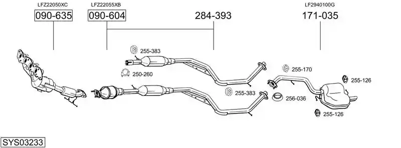 BOSAL SYS03233