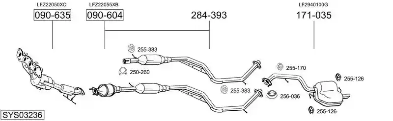 BOSAL SYS03236
