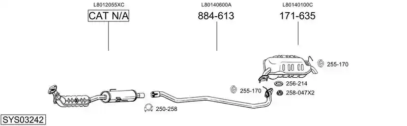 BOSAL SYS03242