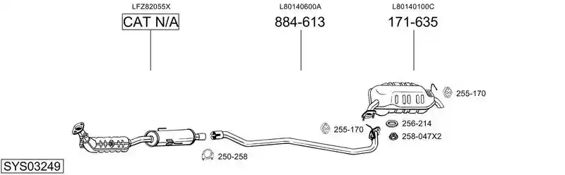 BOSAL SYS03249