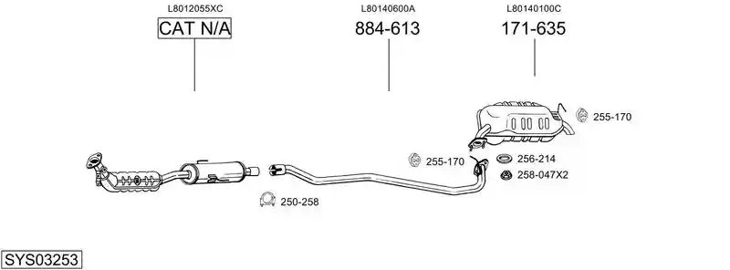 BOSAL SYS03253