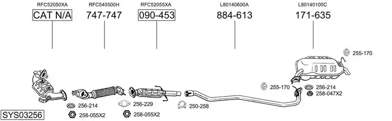 BOSAL SYS03256