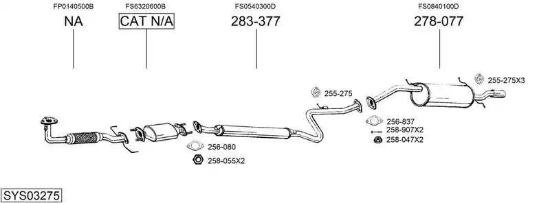 BOSAL SYS03275
