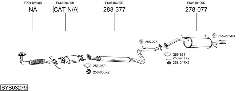 BOSAL SYS03279