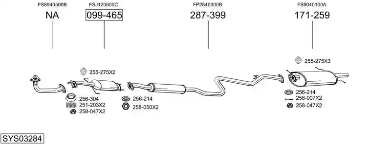 BOSAL SYS03284