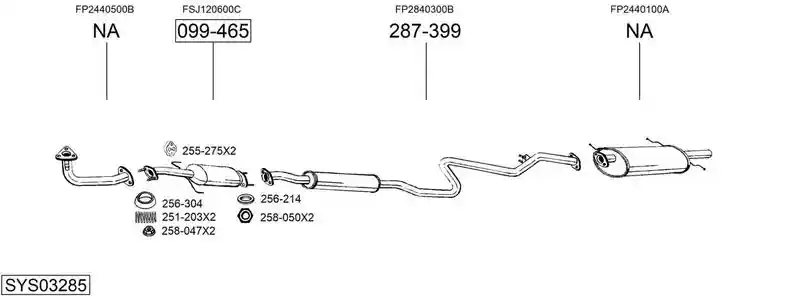BOSAL SYS03285