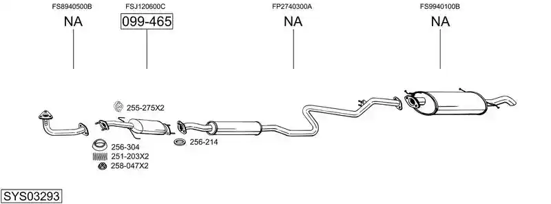BOSAL SYS03293