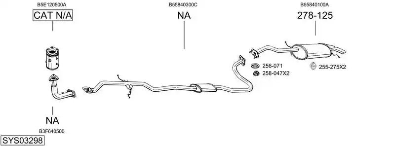 BOSAL SYS03298