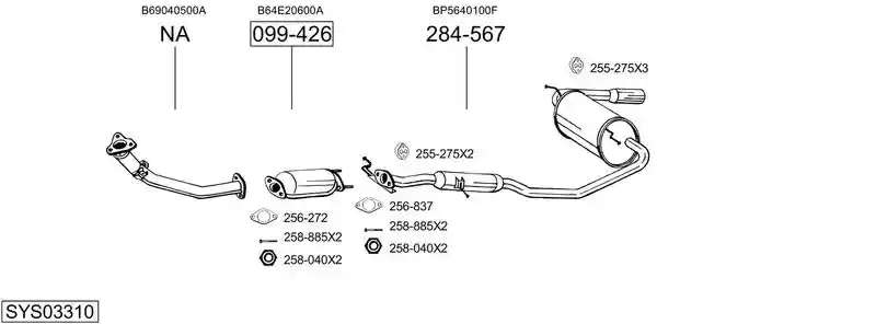 BOSAL SYS03310