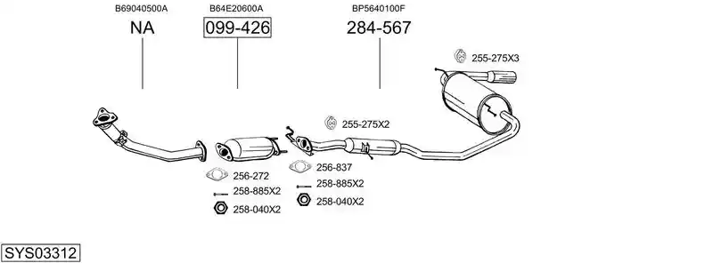 BOSAL SYS03312