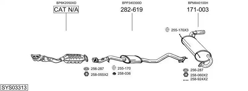 BOSAL SYS03313