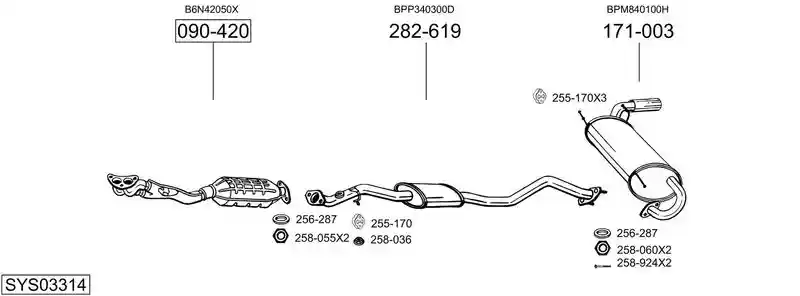 BOSAL SYS03314