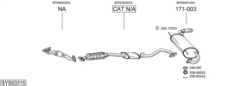 BOSAL SYS03315